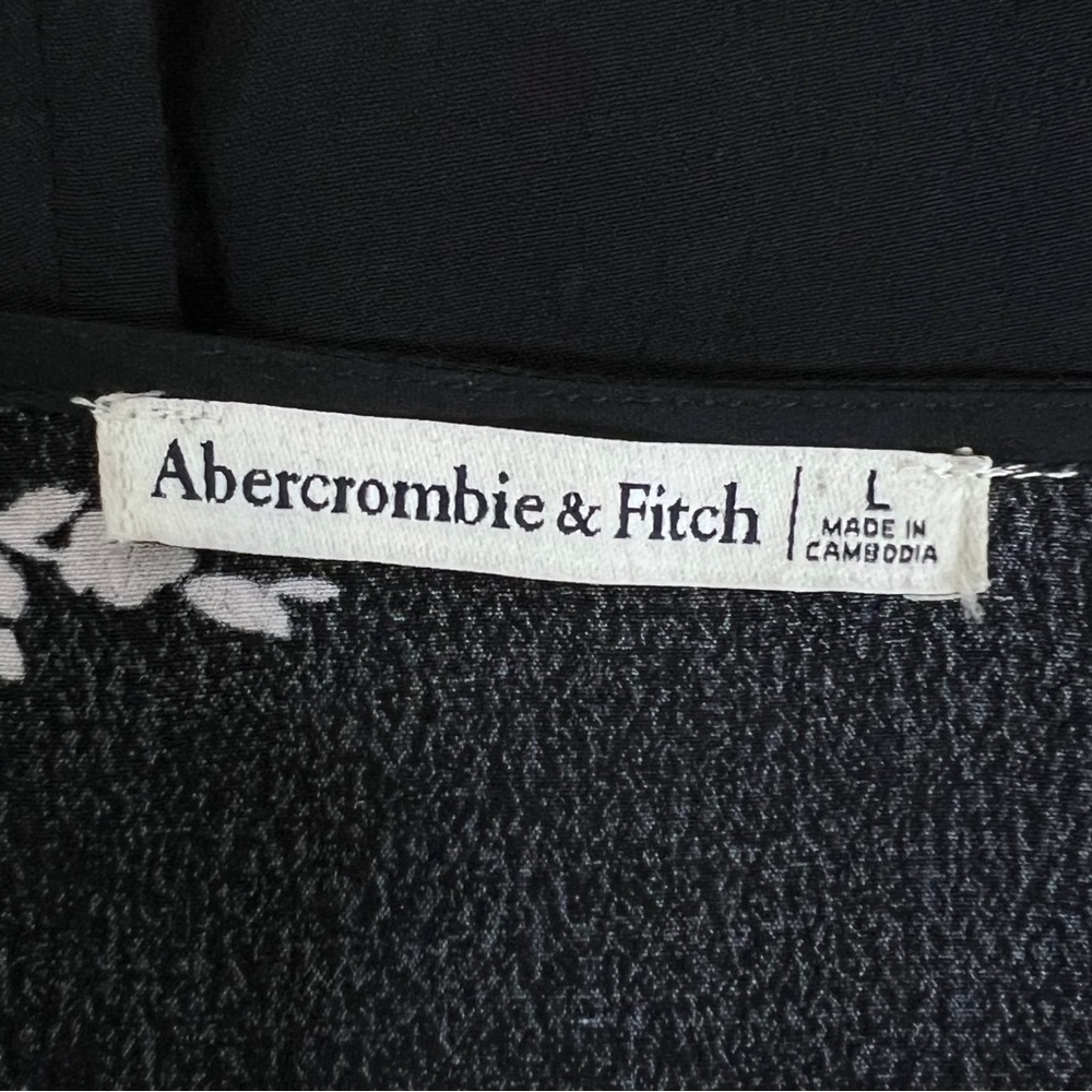 Abercrombie Tea Rose Tie Front Kimono - Size Large - Picture 6 of 7